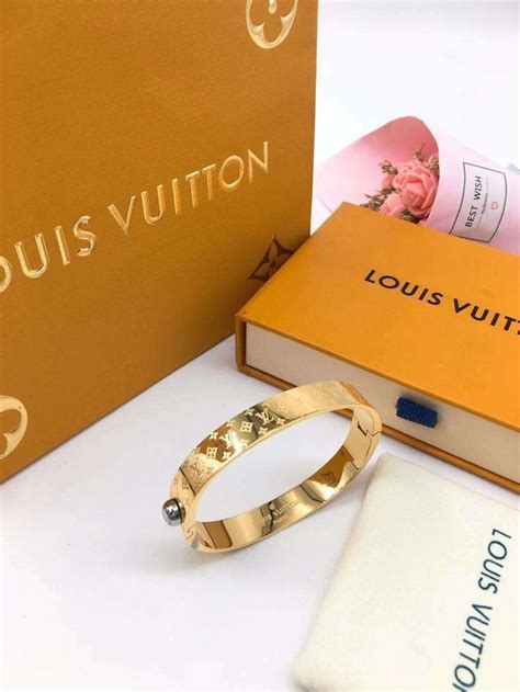 louis vuitton rose gold bangle|lv bangle bracelet price.